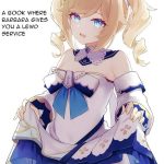 barbara chan ga ecchi na chiryou o shite kureru hon a book where barbara gives you a lewd service cover